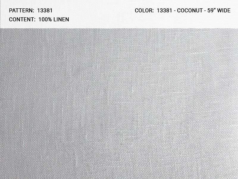 LINEN SHEER fabric collection cover - Catania Silks
